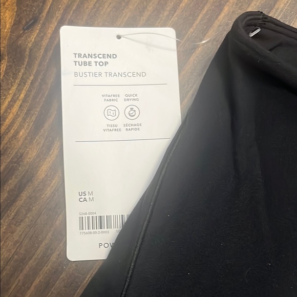 Athleta Transcend Black Tube Top - Picture 3 of 6